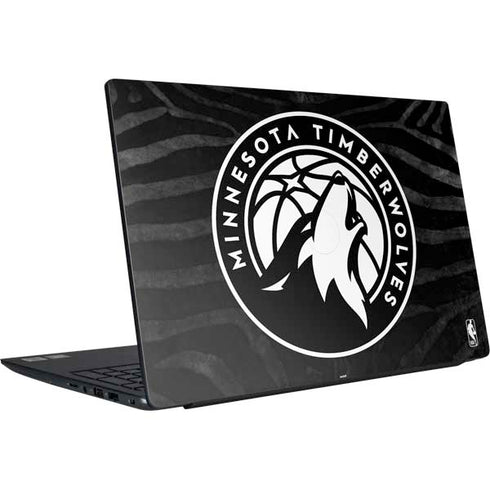 NBA Minnesota Timberwolves Black Animal Print Dell Vostro Skin